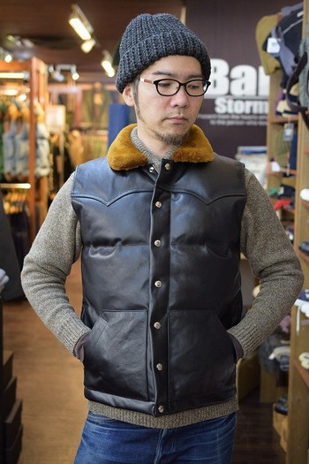 The REAL McCOY’S Horsehide Down Vest