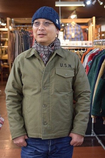 【新品】THE REAL McCOY'S／USN A-2 DECK JACKETMJ21113