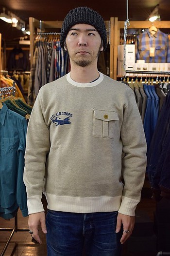 The REAL McCOY’S Military Pocket Sweat Shirt