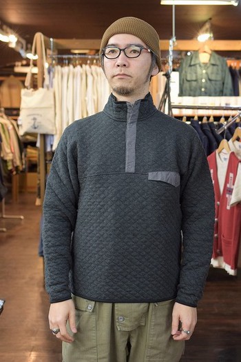 COLIMBO Quilted Pullover Shirt