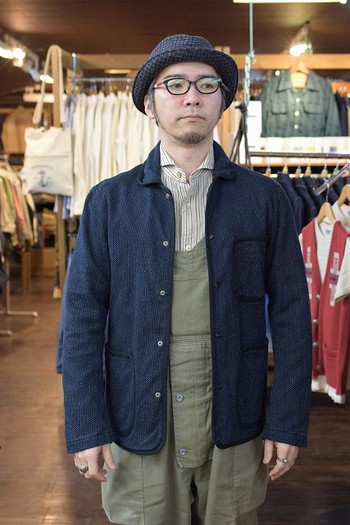 SAMURAI Jeans Indigo SASHIKO Jacket