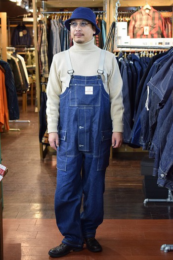 純正新品 Nigel Cabourn NAVAL DUNGAREE greendenim - パンツ