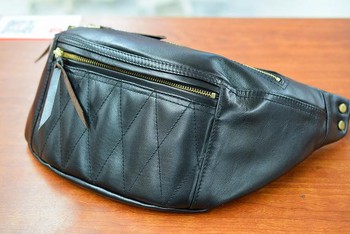 Y’2 LEATHER Horsehide Quilted Waist Bag