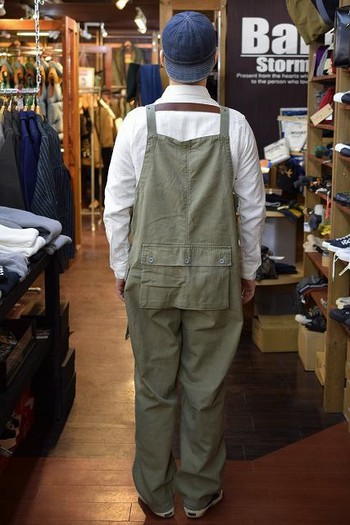 NigelCabourn / Nigel Cabourn Naval Dungaree – Khaki