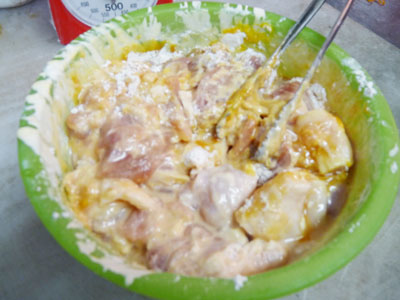 から揚げ味付け