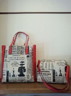 ♪英字ロゴプリントbag in BAG