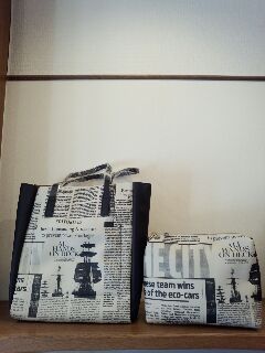♪英字ロゴプリントbag in BAG