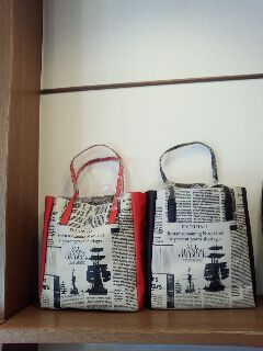 ♪英字ロゴプリントbag in BAG