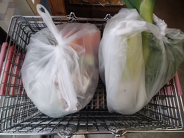 街中への野菜配達 呉服町七間町のお客様のもとへ 街中への野菜配達 呉服町七間町のお客様のもとへ