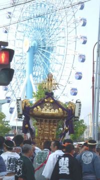 花火で終わった、みなと祭り
