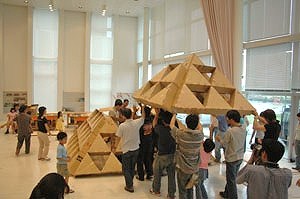 大きなダンボールドームを作ろう!! 『設計衆団LearnNetwork』