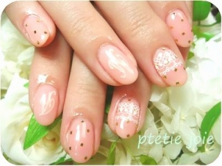 初ネイル参加☆『petie joie』