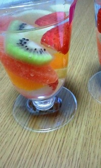 フルーツアーティストの生ゼリー