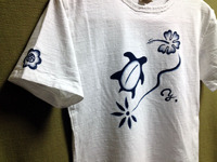 アロハ~な手描きTシャツ
