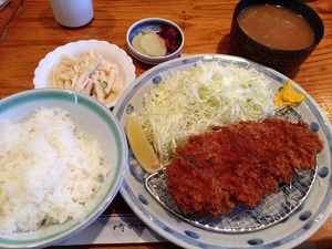 野風増 ロースカツ定食900円