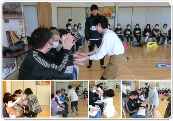 盛大に 「3世代交流 リアル野球盤大会」 盛大に 「3世代交流 リアル野球盤大会」