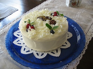 クリスマスケーキのレッスン募集中
