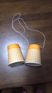 ★糸電話★