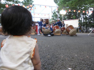 盛大に大岩本町夏祭り