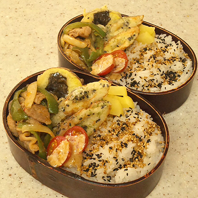 お弁当日記「ごま胡麻ゴマ弁当」