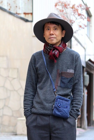 PORTER CLASSICの製品染めナイロンポーチ PORTER CLASSICの製品染めナイロンポーチ