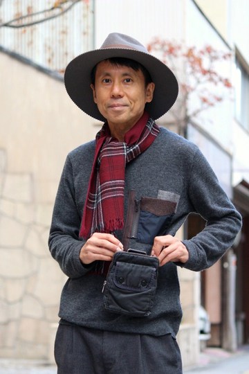 PORTER CLASSICの製品染めナイロンポーチ PORTER CLASSICの製品染めナイロンポーチ