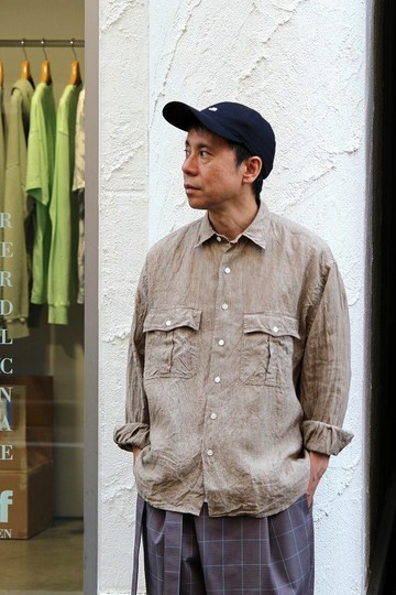 PORTER CLASSIC リネンシャツ