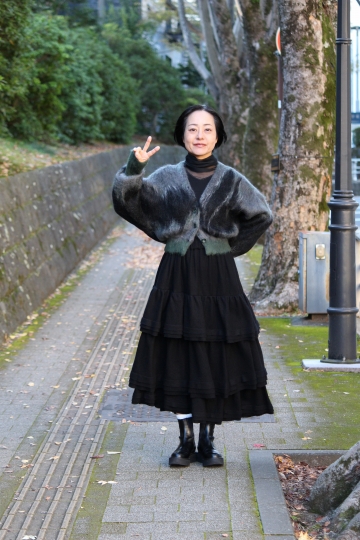 Mame Kurogouchiの古唐津焼ニット Mame Kurogouchiの古唐津焼ニット