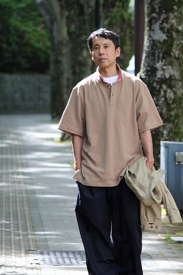 新しいスタイル。新しいビッグポロBEIGE。【SISE別注】 新しいスタイル。新しいビッグポロBEIGE。【SISE別注】