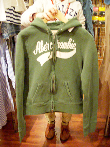 アバクロZIPパーカ入荷!