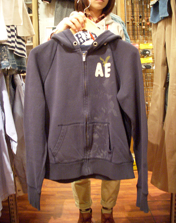 アバクロZIPパーカ入荷!
