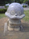 カレーパンマン石像