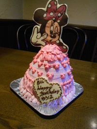 ミニーちゃんのドールケーキ