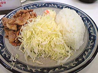 今日の気分は・・・・・・焼肉定食!!