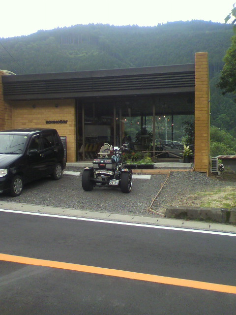 トライクで下見