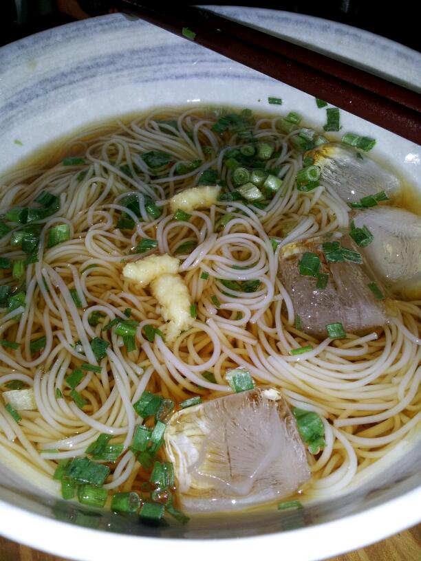 素麺&ケーキ