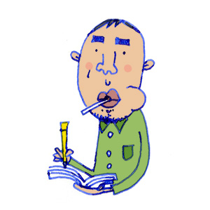 公園で仕事
