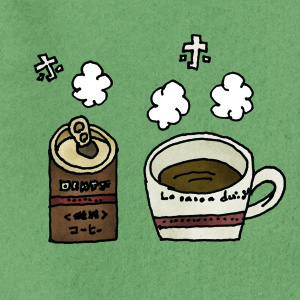 缶コーヒーとインスタントコーヒー