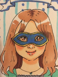 青色仮面ガンコさん：静岡の中小企業応援団員1歳です。