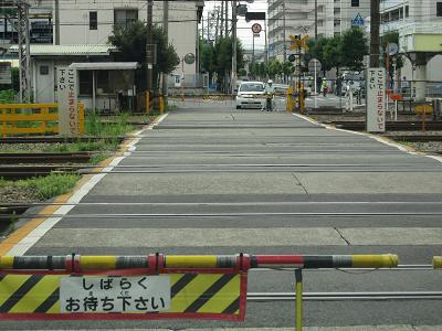 開かずの踏切初体験@大阪・南宮原踏切