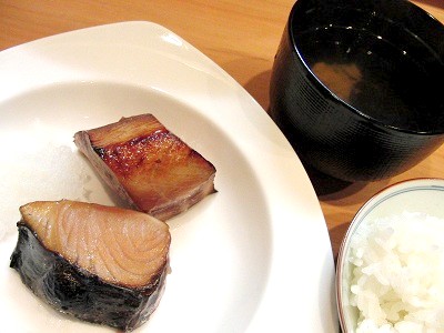2009.12.7マグロとサワラの照り焼き
