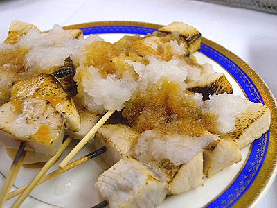 冷凍寒ブリの串焼き(大根おろしのさっぱり仕立て)