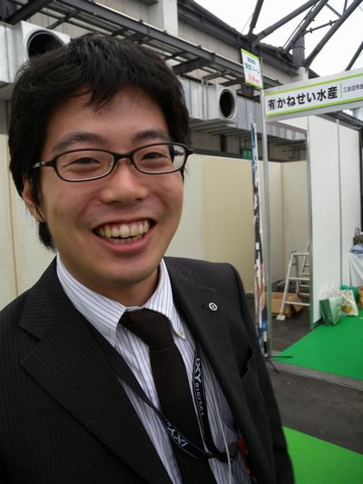 こわ~い、おにーさん登場