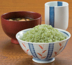 新緑の茶飯