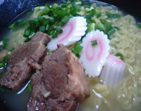 ラーメンにも角煮