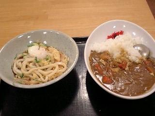 カレーセット!499円カレーと讃岐うどん!はなまるうどんから