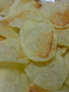 レンジで作るポテトチップ