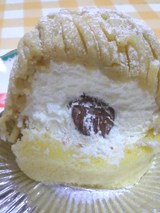 モンブランの断面