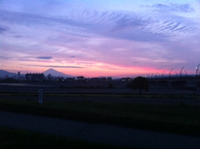 綺麗な富士山がみれる時刻