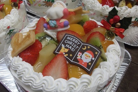 扇松堂のクリスマスケーキ